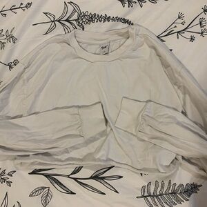 TNA LONG SLEEVE CROP TOP XS